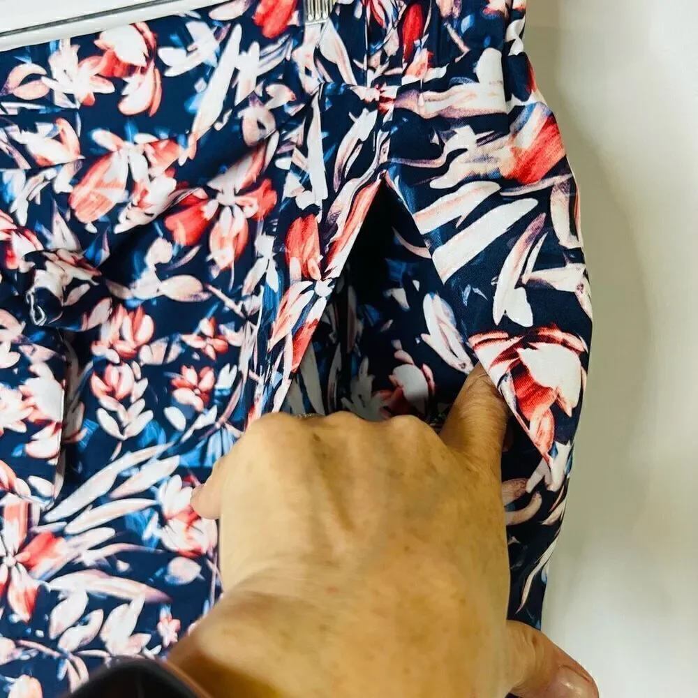 St. John’s Bay Active Floral Tropical Skort Belt Tie